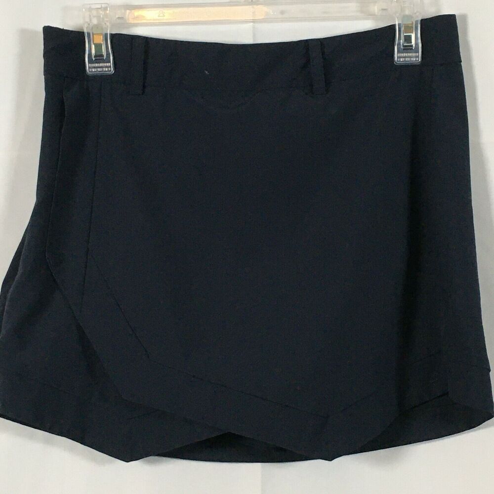 Anchors‎ & Dove Skort Womens Sz 6 Navy Blue Tiered Mini Skirt Golf Pickleball